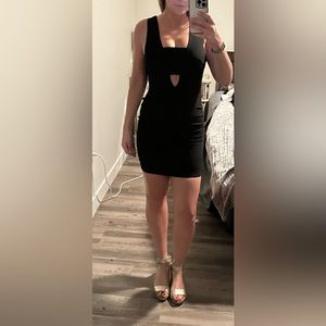 Elizabeth and James Black Dress